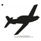 Cessna 172 Skyhawk, T-6 Texan, Th-73 Thrasher, T-54 Marlin US Navy Aircrafts Silhouette Set Machine Embroidery Digitized Design Files