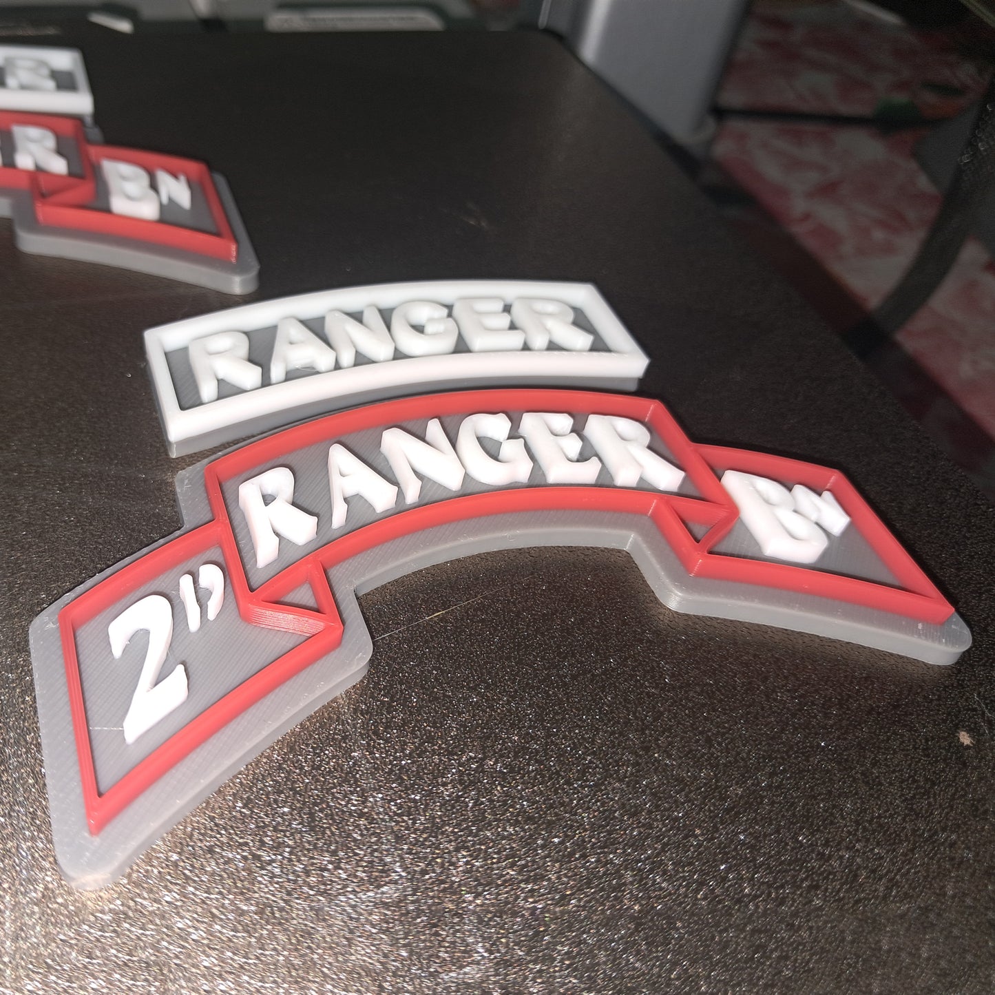 US Army 2nd Ranger Bn Ranger Battalion Officer Insignia Emblem Symbols 3D STL Files For 3D Printing Using 3D Printer Machines