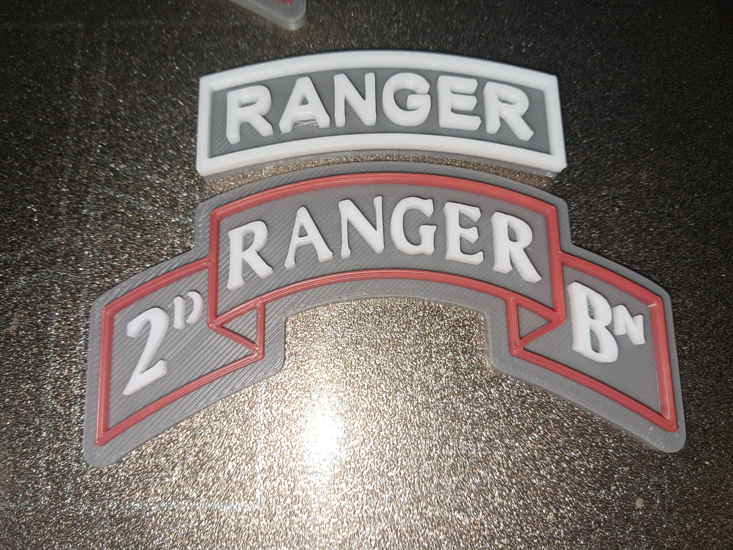 US Army 2nd Ranger Bn Ranger Battalion Officer Insignia Emblem Symbols 3D STL Files For 3D Printing Using 3D Printer Machines