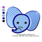 Fringe Elephant Animals Machine Embroidery Digitized Design Files