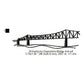 Kentucky Owensboro Bridge Silhouette Machine Embroidery Digitized Design Files