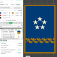 US Army Military O-11 General Of The Army Mess Uniform Officer Insignia Emblem Symbols 3D STL Files For 3D Printing Using 3D Printer Machines