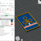 US Army Military W-1 Warrant Officer Board Mess Uniform Insignia Emblem Symbols 3D STL Files For 3D Printing Using 3D Printer Machines