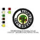 100% Organic Fruits Merit Adulting Badge Machine Embroidery Digitized Design Files
