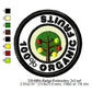 100% Organic Fruits Merit Adulting Badge Machine Embroidery Digitized Design Files