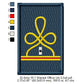 US Army W-1 Warrant Officer Mess Uniform Insignia Symbols Emblems Patches Machine Embroidery Digitized Design Files