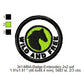 Wild and Free Merit Adulting Badge Machine Embroidery Digitized Design Files