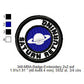 Saturn Returning Merit Badge Machine Embroidery Digitized Design Files