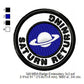 Saturn Returning Merit Badge Machine Embroidery Digitized Design Files