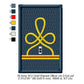 US Army W-2 Chief Warrant Officer Mess Uniform Insignia Symbols Emblems Patches Machine Embroidery Digitized Design Files