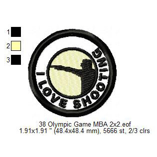 Olympic Sports Sailing Shooting Skateboarding Surfing Swimming Table Tennis Taekwondo Tennis Trampoline Gymnastics Silhouette Badges Patches Machine Embroidery Digitized Design Files