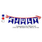 USA Independence Day Happy 4th of July Machine Embroidery Digitized Design Files | Dst | Pes | Hus | VP3