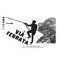 Via Ferrata Rock Mountain Climbing Hiking Hill Trekking Hikers Silhouette Machine Embroidery Digitized Design Files