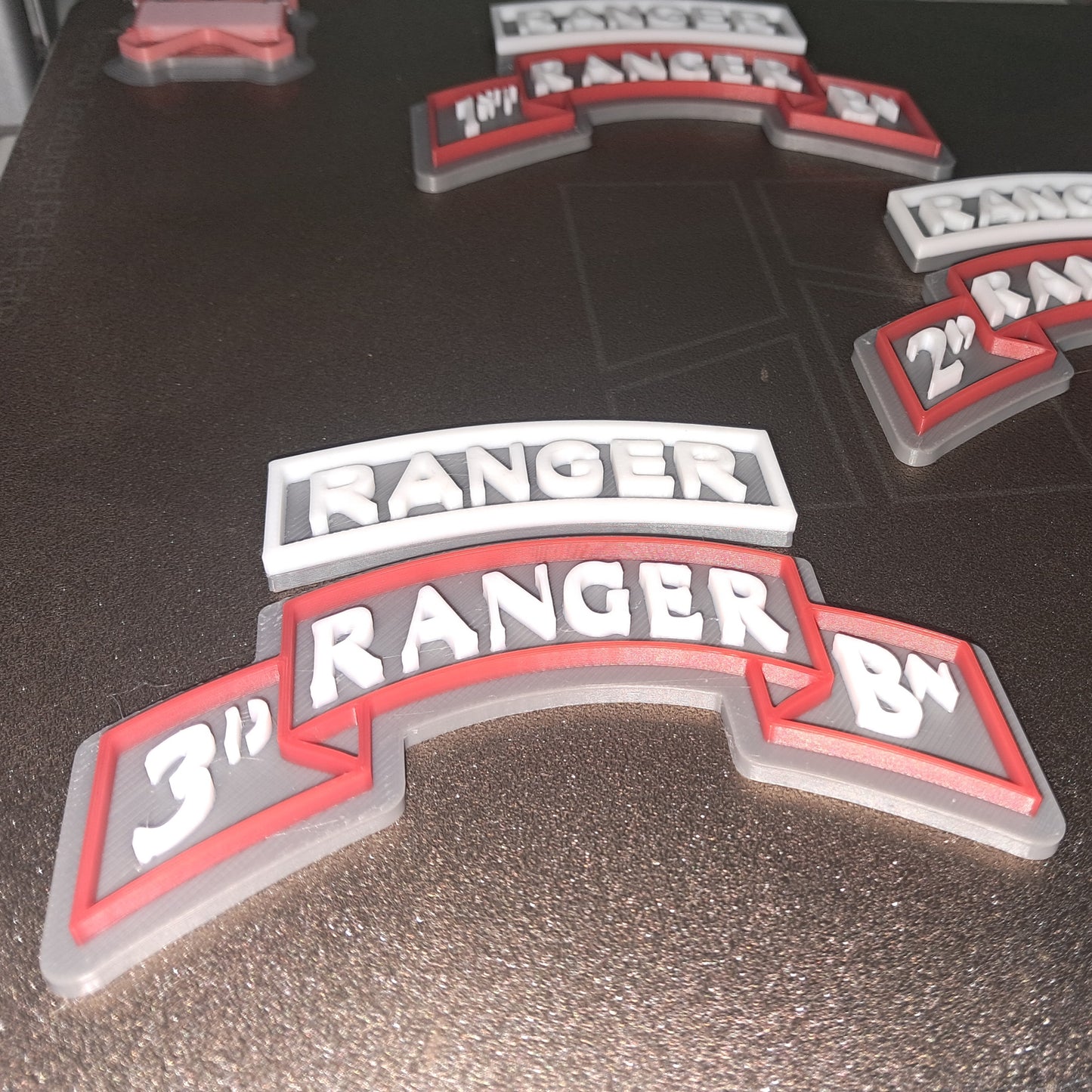 US Army 3rd Ranger Bn Ranger Battalion Officer Insignia Emblem Symbols 3D STL Files For 3D Printing Using 3D Printer Machines