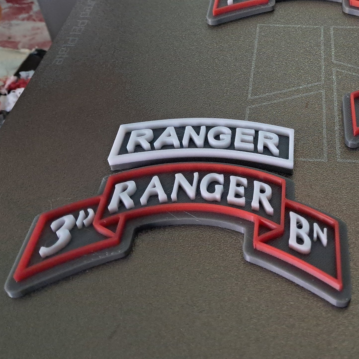 US Army 3rd Ranger Bn Ranger Battalion Officer Insignia Emblem Symbols 3D STL Files For 3D Printing Using 3D Printer Machines
