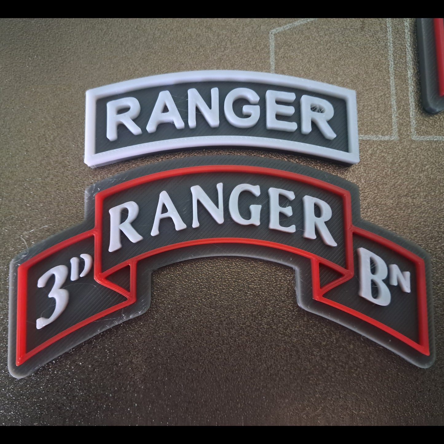 US Army 3rd Ranger Bn Ranger Battalion Officer Insignia Emblem Symbols 3D STL Files For 3D Printing Using 3D Printer Machines
