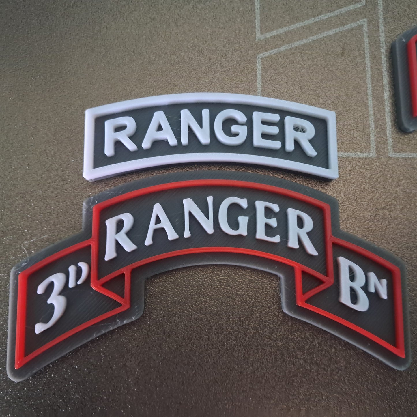 US Army 3rd Ranger Bn Ranger Battalion Officer Insignia Emblem Symbols 3D STL Files For 3D Printing Using 3D Printer Machines
