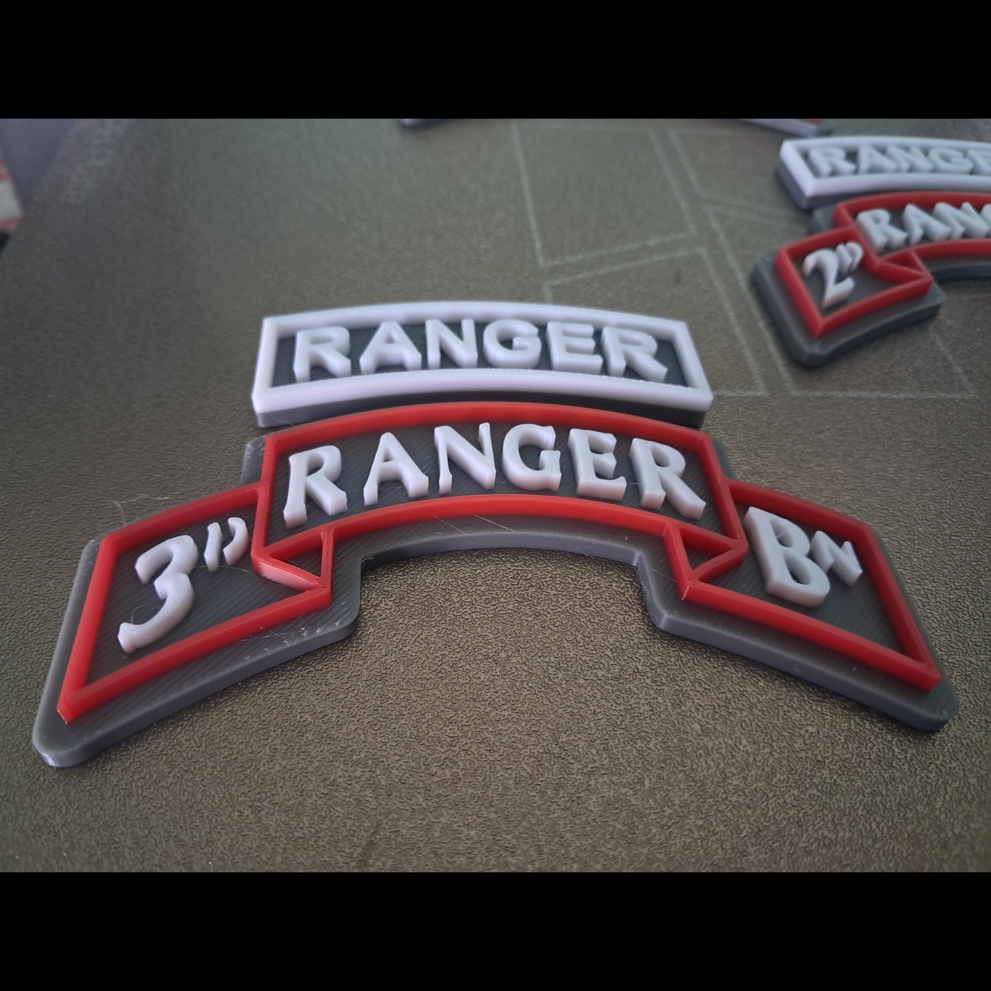 US Army 3rd Ranger Bn Ranger Battalion Officer Insignia Emblem Symbols 3D STL Files For 3D Printing Using 3D Printer Machines