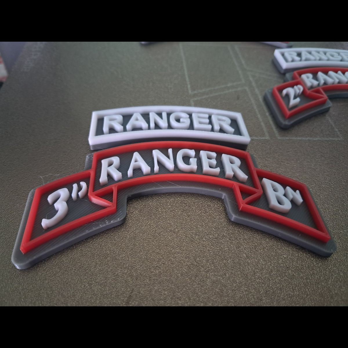 US Army 3rd Ranger Bn Ranger Battalion Officer Insignia Emblem Symbols ...