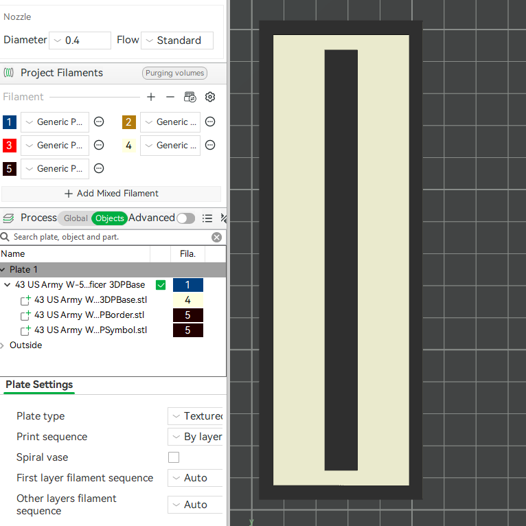 US Army Military W-5 Chief Warrant Officer Board Mess Uniform Insignia Emblem Symbols 3D STL Files For 3D Printing Using 3D Printer Machines