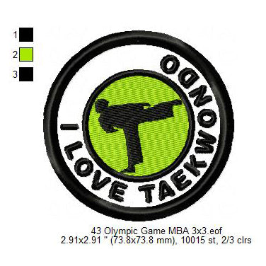Olympic Sports Sailing Shooting Skateboarding Surfing Swimming Table Tennis Taekwondo Tennis Trampoline Gymnastics Silhouette Badges Patches Machine Embroidery Digitized Design Files