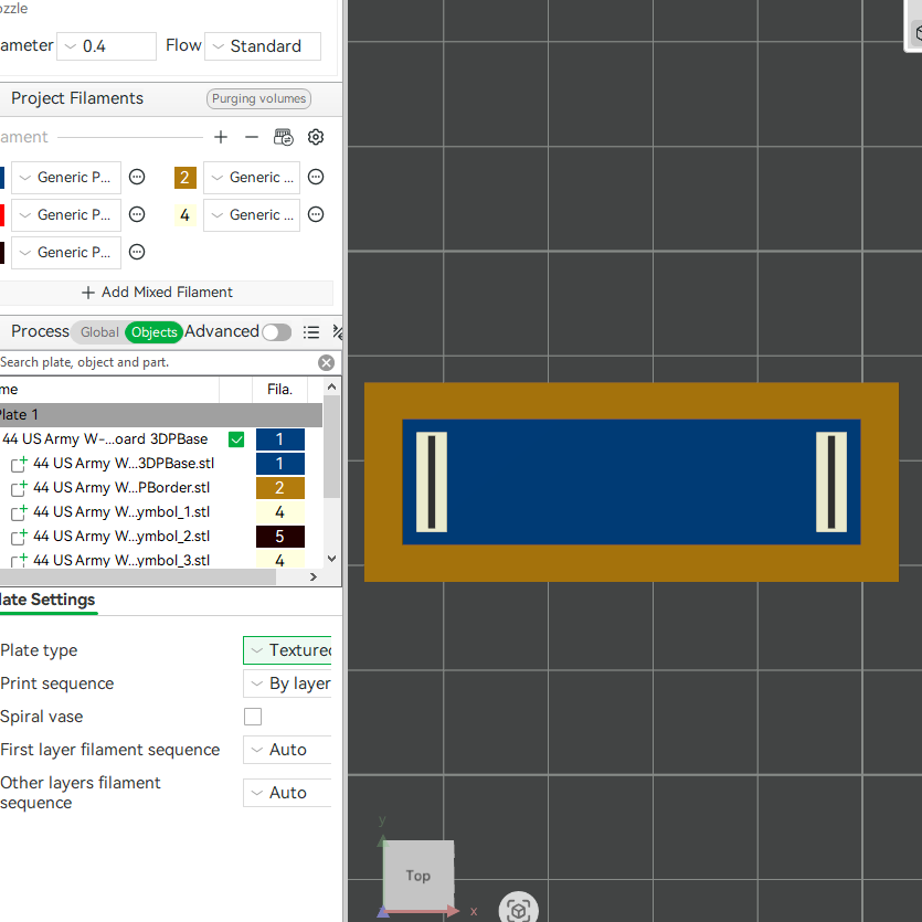 US Army Military W-5 Chief Warrant Officer Board Mess Uniform Insignia Emblem Symbols 3D STL Files For 3D Printing Using 3D Printer Machines
