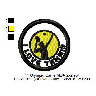 Olympic Sports Sailing Shooting Skateboarding Surfing Swimming Table Tennis Taekwondo Tennis Trampoline Gymnastics Silhouette Badges Patches Machine Embroidery Digitized Design Files