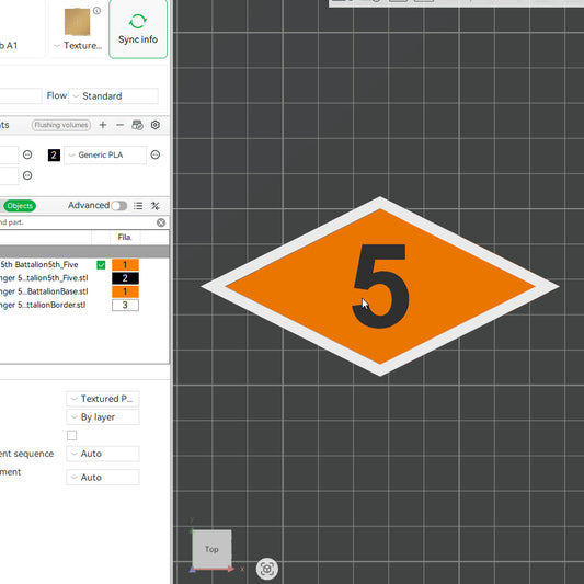 US Army Ranger 5th Battalion Officer Insignia Emblem Symbols 3D STL Files For 3D Printing Using 3D Printer Machines