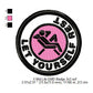 Let Yourself Rest Midlife Merit Adulting Badge Machine Embroidery Digitized Design Files