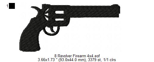 USA Popular Weapons Guns Rifles Silhouette Shadow Machine Embroidery Digitized Design Files | Dst | Pes | Hus | VP3 (Copy)