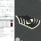 US Army Military E-8 Master Sergeant E-9 Command Sergeant Major Officer Insignia Emblem Symbols 3D STL Files For 3D Printing Using 3D Printer Machines