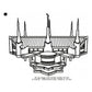 Las Vegas Nevada LDS Temple Outline Machine Embroidery Digitized Design Files