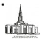 Oslo Norway LDS Temple Outline Machine Embroidery Digitized Design Files