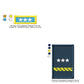 US Army  O-9 Lieutenant General Mess Uniform Insignia Symbols Emblems Patches Machine Embroidery Digitized Design Files