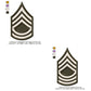 US Army E-7 Sergeant First Class E-8 First Sergeant Insignia Symbols Emblems Patches Machine Embroidery Digitized Design Files