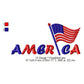 USA Independence Day Happy 4th of July Machine Embroidery Digitized Design Files | Dst | Pes | Hus | VP3