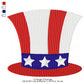 USA Independence Day Happy 4th of July Machine Embroidery Digitized Design Files | Dst | Pes | Hus | VP3