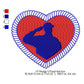 USA Independence Day Happy 4th of July Machine Embroidery Digitized Design Files | Dst | Pes | Hus | VP3