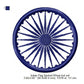 India Flag Spoked Wheel Indian World National Flags Machine Embroidery Digitized Design Files | Dst | Pes | Hus | Vp3 | Vip | Jef | XXX | Exp