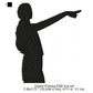 Sophie Cunningham Pointing You USA NBA Basketball Player Silhouette Machine Embroidery Digitized Design Files