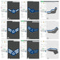 US Air Force USAF E2 Airman, E3 Airman 1st Class, E4 Senior Airman Rank Insignia Emblem Symbol 3D STL Files For 3D Printing Using 3D Printer