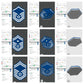 US Air Force USAF E7 Master Sergeant, E8 1st Sergeant, E8 Senior Master Sergeant Rank Insignia Emblem 3D STL Files For 3D Printing For 3D Printer Machines