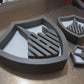 CTR Ring Shield Temple 3D STL Files For 3D Printing Using 3D Printer Machines
