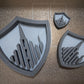 CTR Ring Shield Temple 3D STL Files For 3D Printing Using 3D Printer Machines