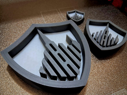 CTR Ring Shield Temple 3D STL Files For 3D Printing Using 3D Printer Machines