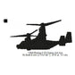 Bell Boeing V-22 Osprey US Aircraft Machine Embroidery Digitized Design Files