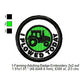 I Plowed Today Farming Merit Badge Machine Embroidery Digitized Design Files