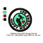 Happy Mothers Day Merit Badge Machine Embroidery Digitized Design Files