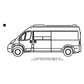 Travel Vehicle Travato Line Art Machine Embroidery Digitized Design Files