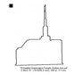 Seattle Washington LDS Temple Outline Machine Embroidery Digitized Design Files